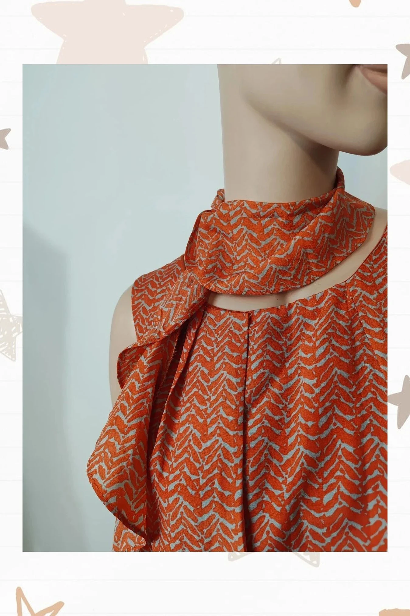 Vestido naranja Fórmula Joven – photo 4